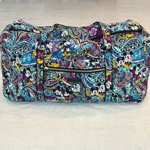 Vera Bradley Mickey & Minnie large duffel bag